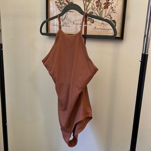 Girlfriend Collective Rose Clay Tank Bodysuit